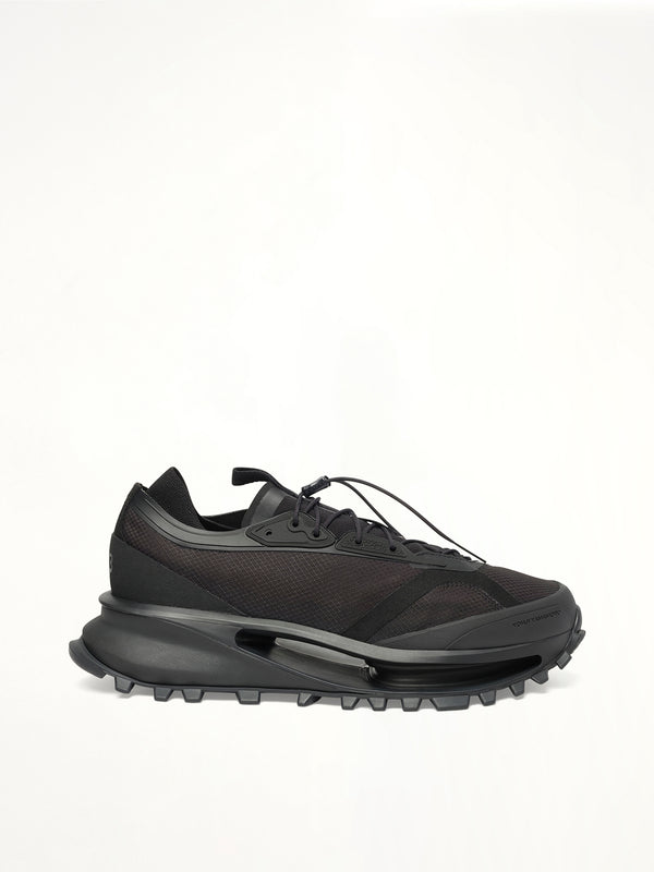 S-Gendo Run Sneaker in Black Side View | Y-3