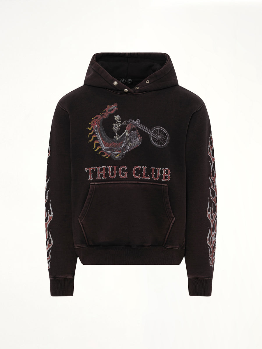 Dragon Chopper Hoodie in Black