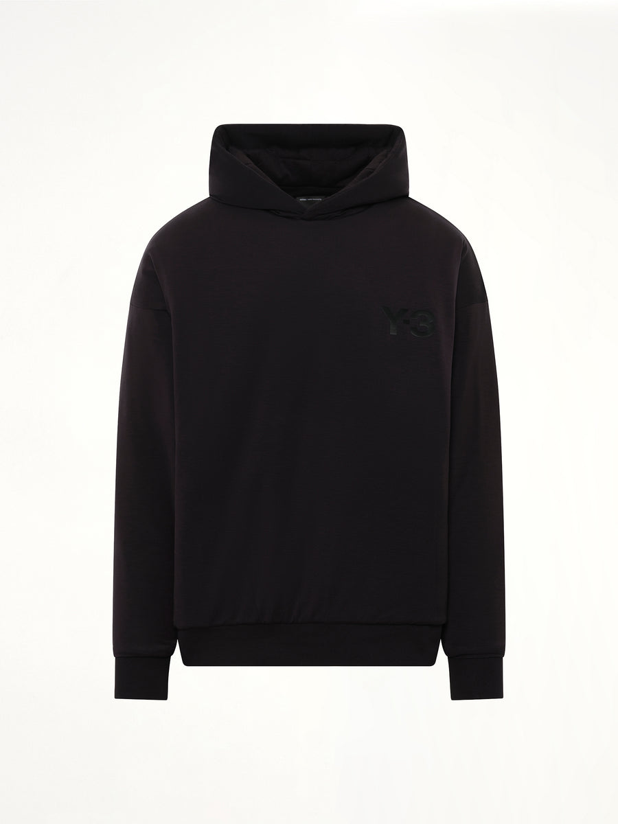 Padded Hoodie in Black