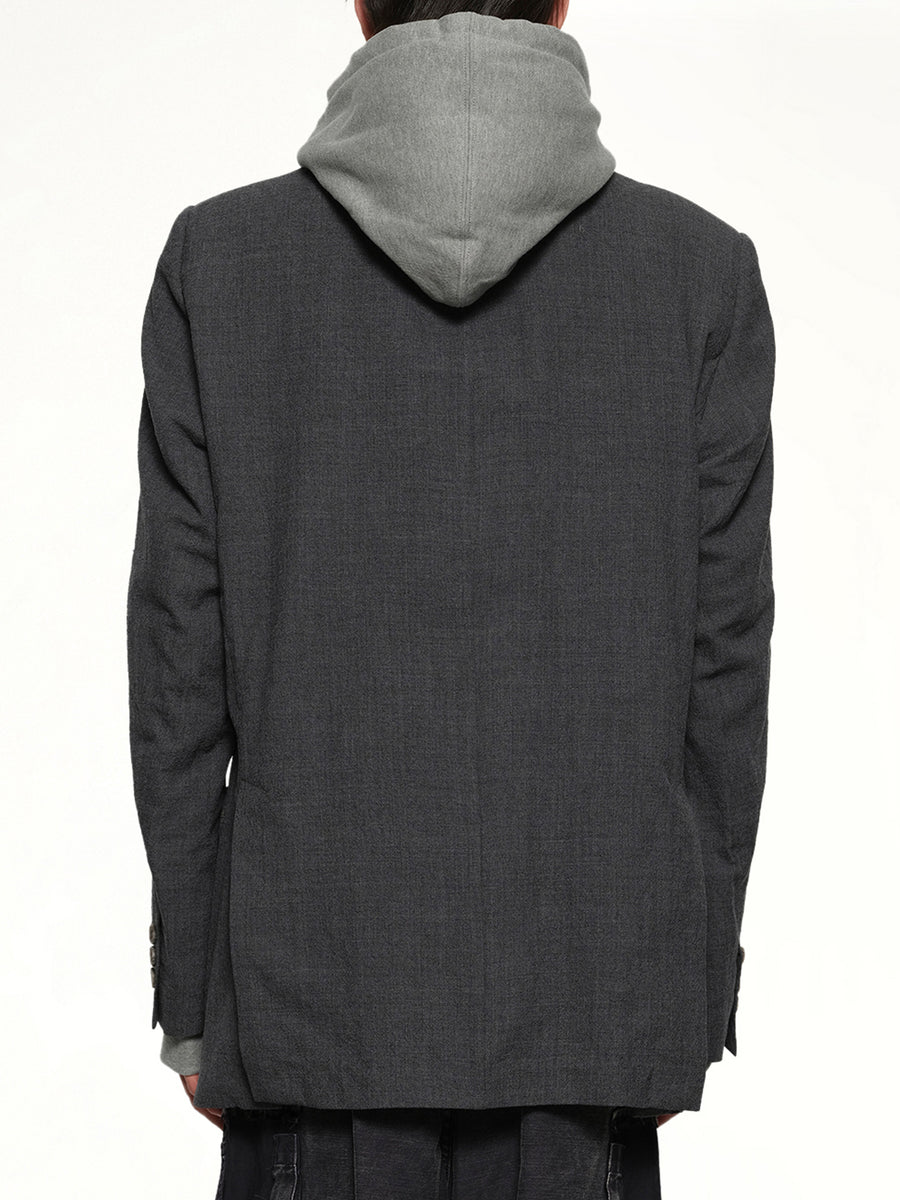 Triple Layered Blazer in Gray