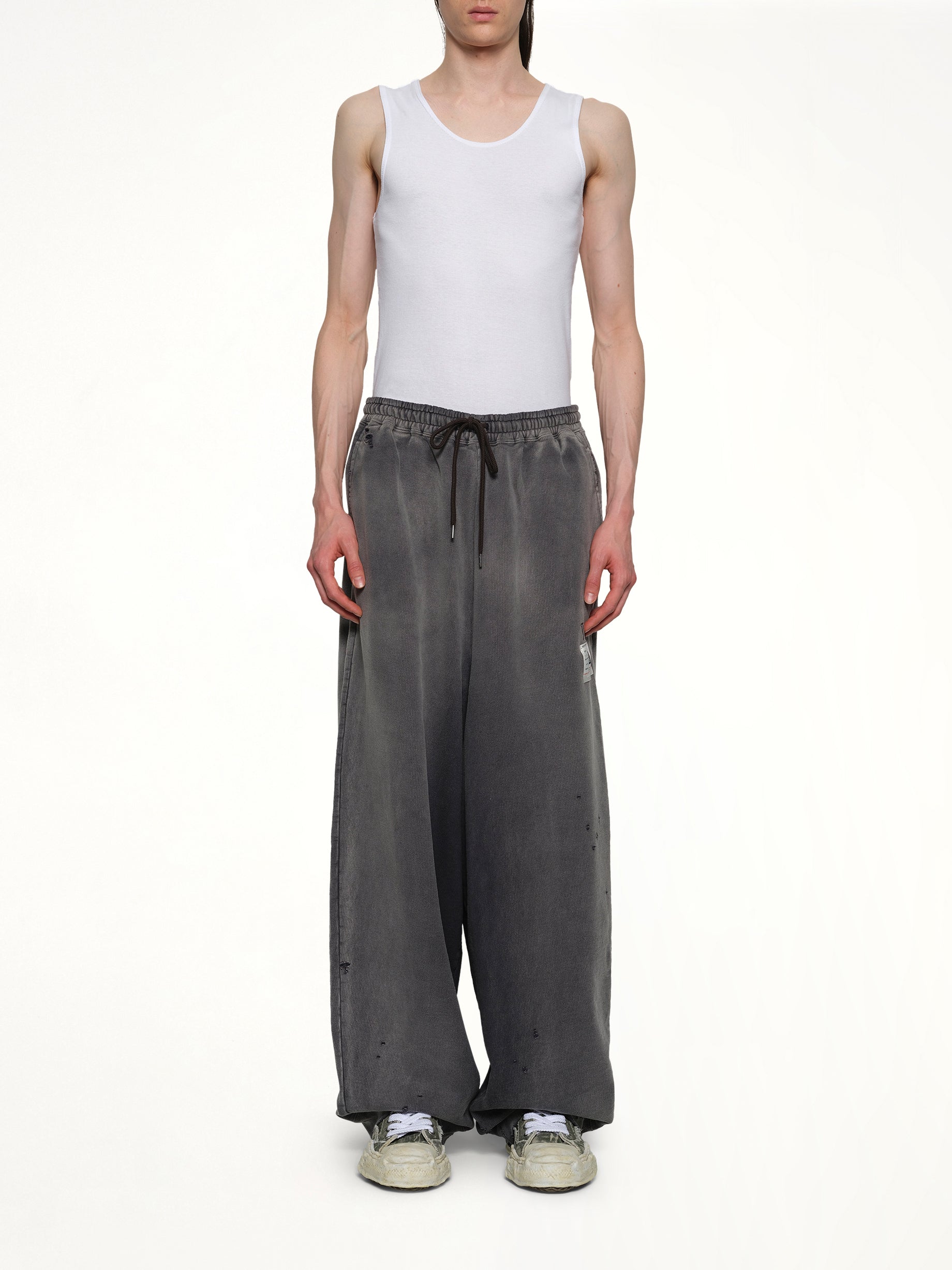 Sun Faded Pants in Black