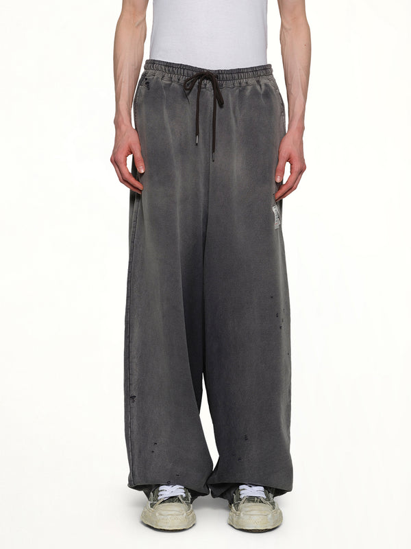 Sun Faded Pants in Black