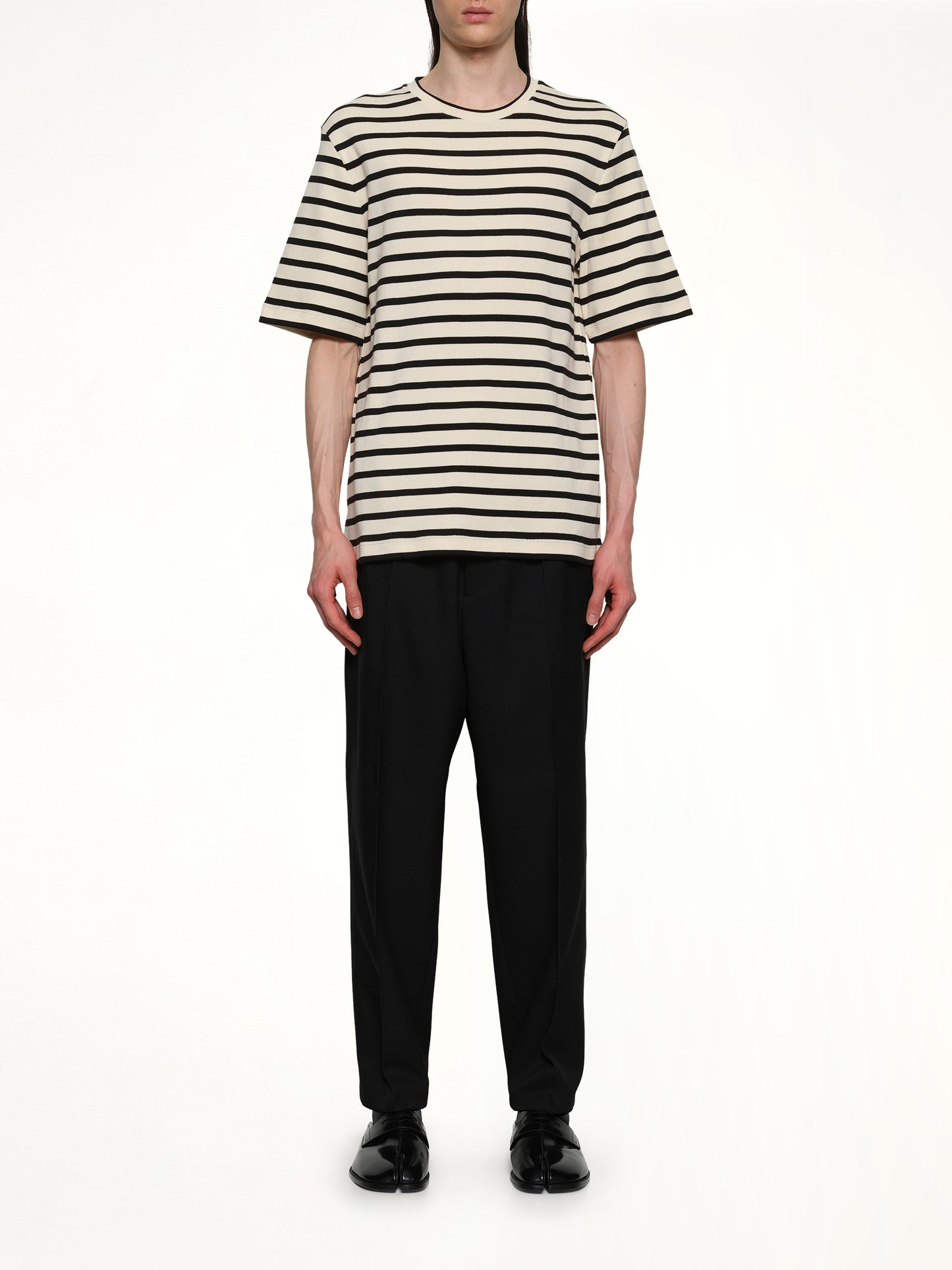 Logo T-Shirt in Open Grey