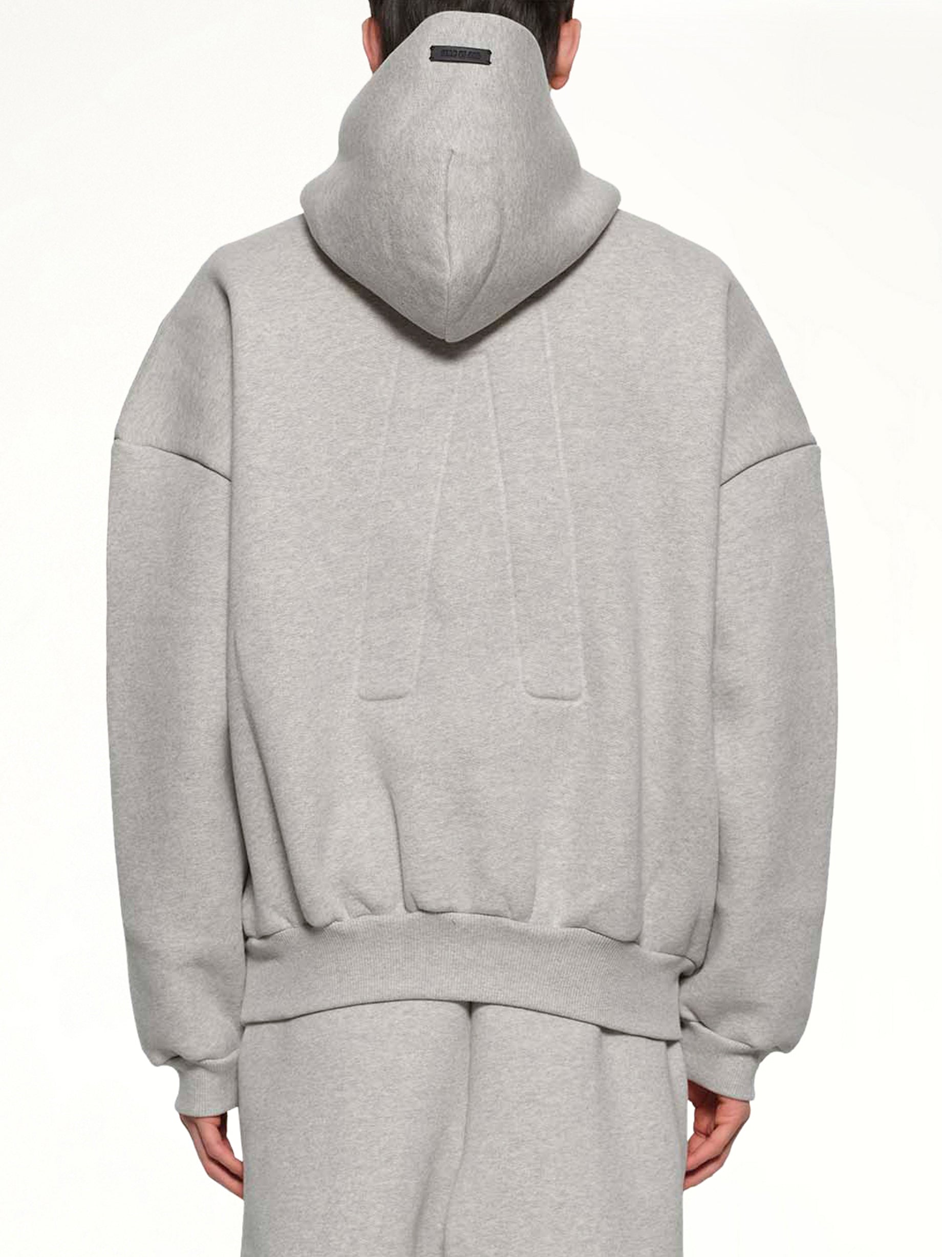 Athletic Halfzip Hoodie in Grey