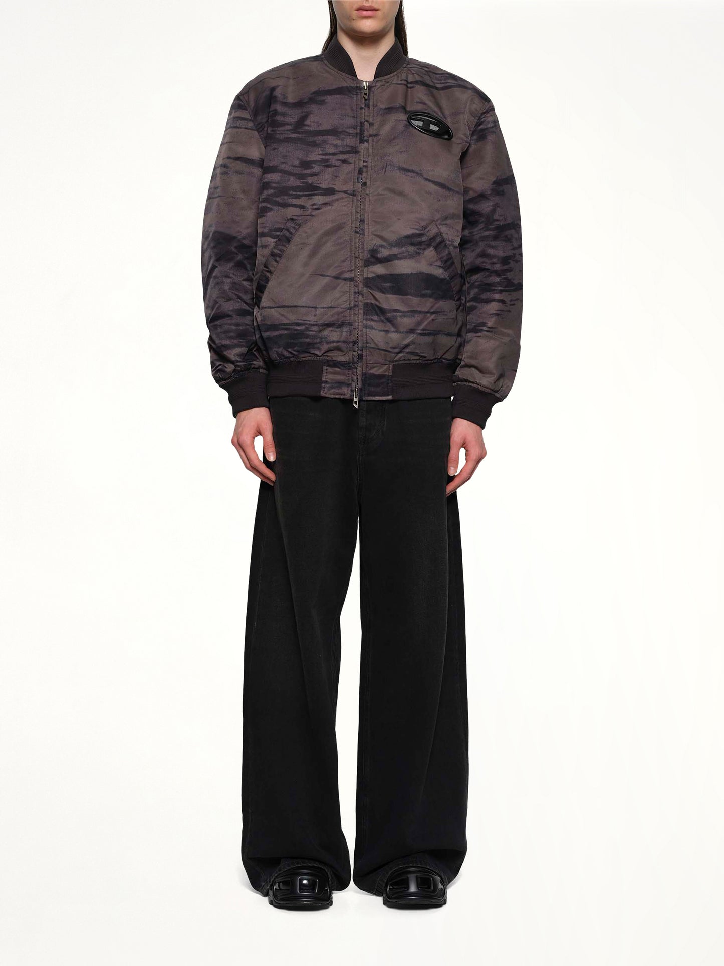 J-KEPES-DLBZ Jacket in Black/Dark Grey