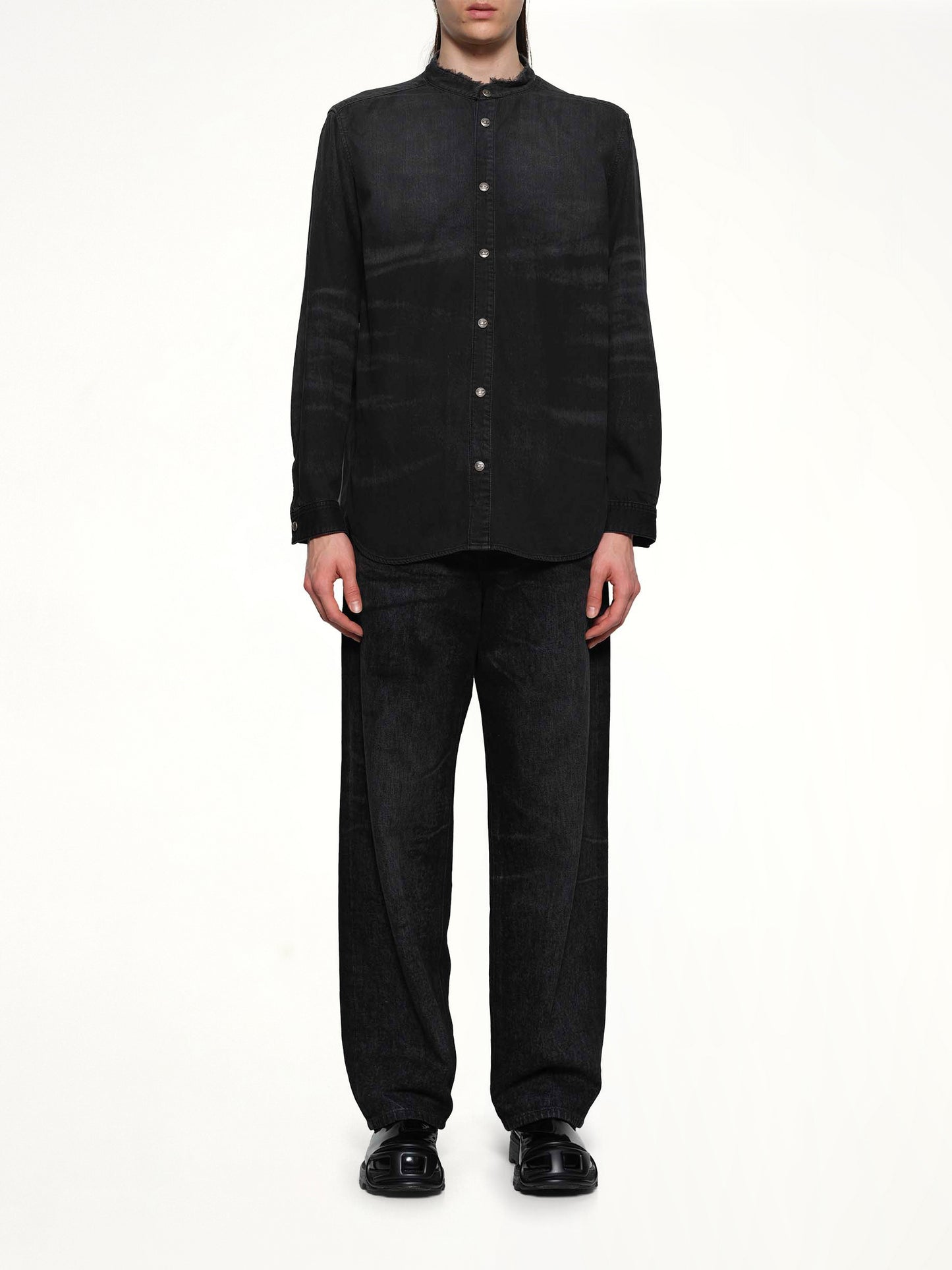 D-SIMPLY-FSH Runway Shirt in Black
