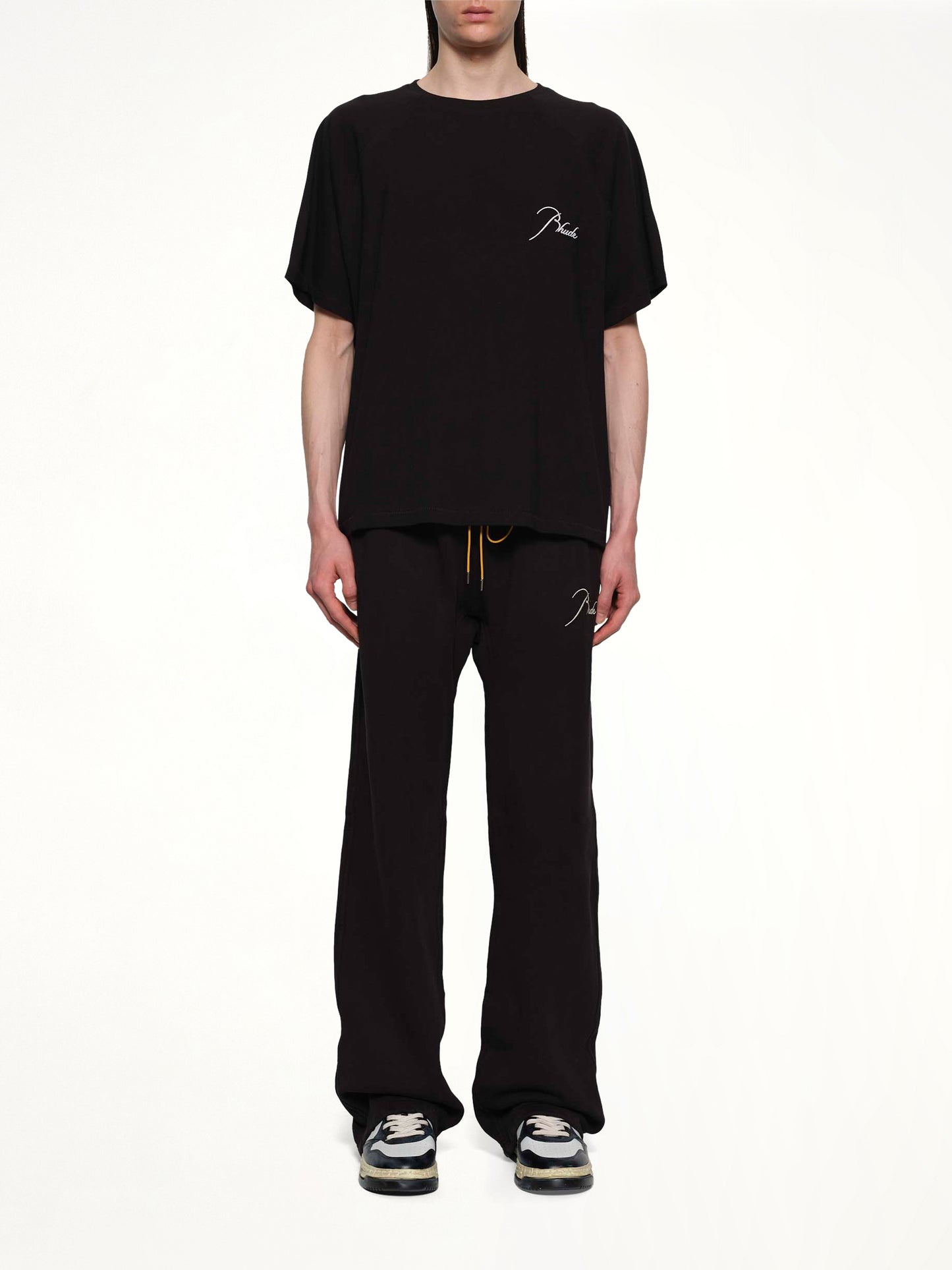 Classique Raglan T-Shirt in Black/White