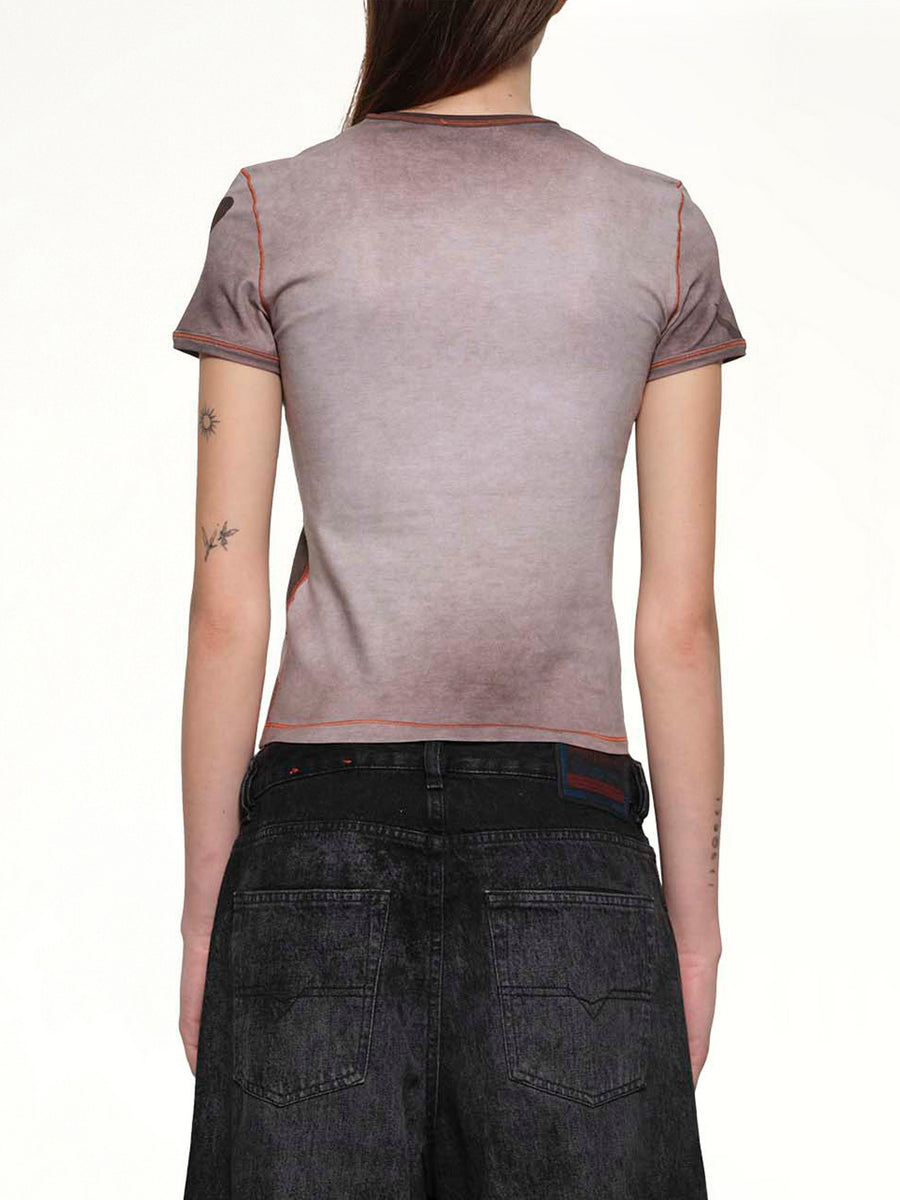 T-GRAFI T-Shirt in Grey/Multicolour