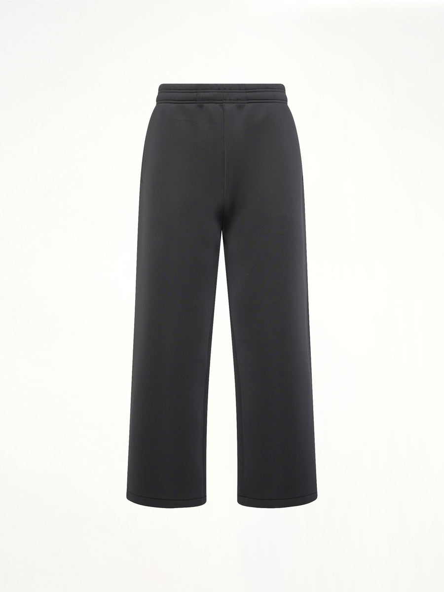 Straight Leg Scuba Sweatpants in Black