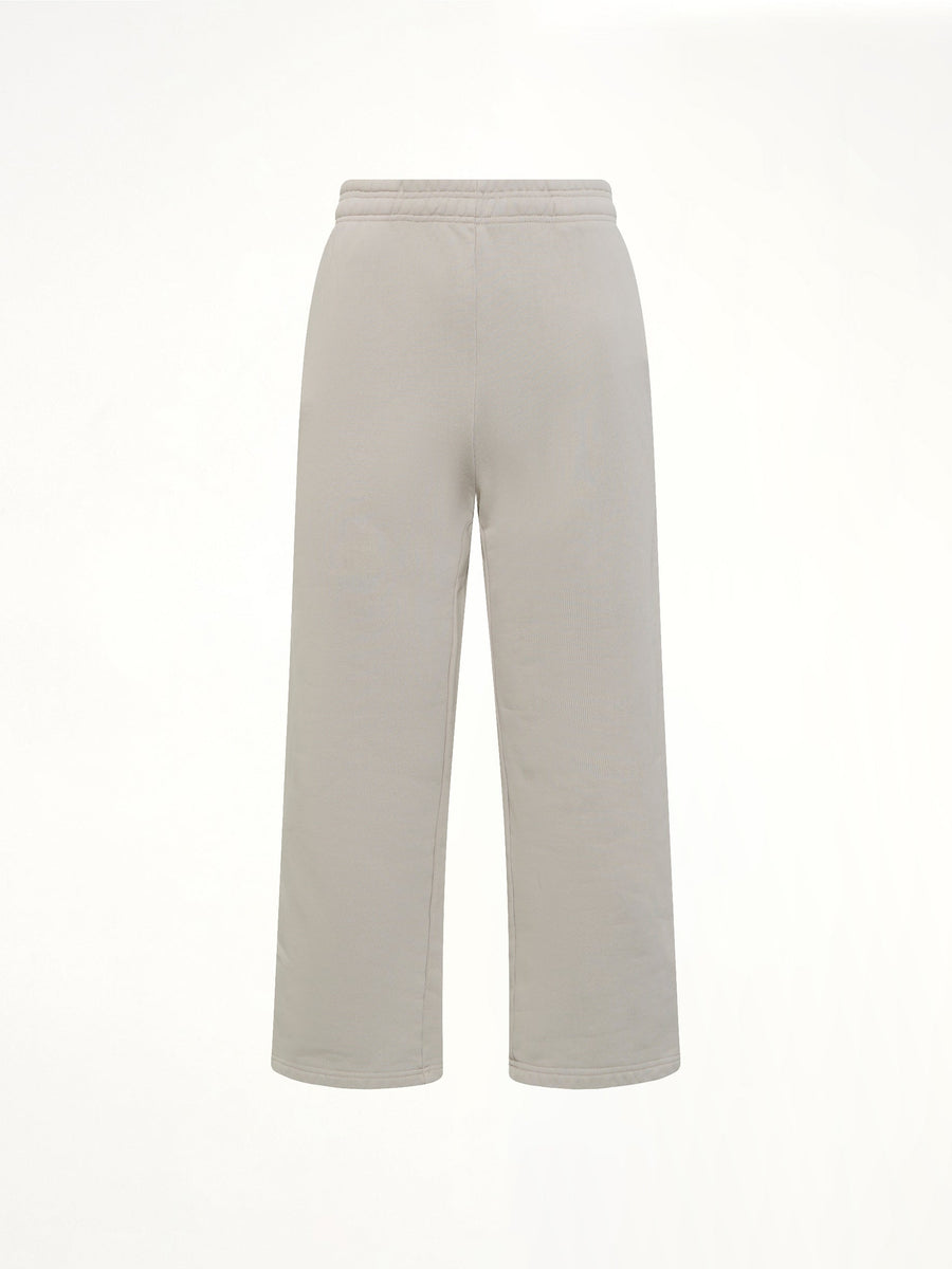 Straight Leg Sweatpant in Off White