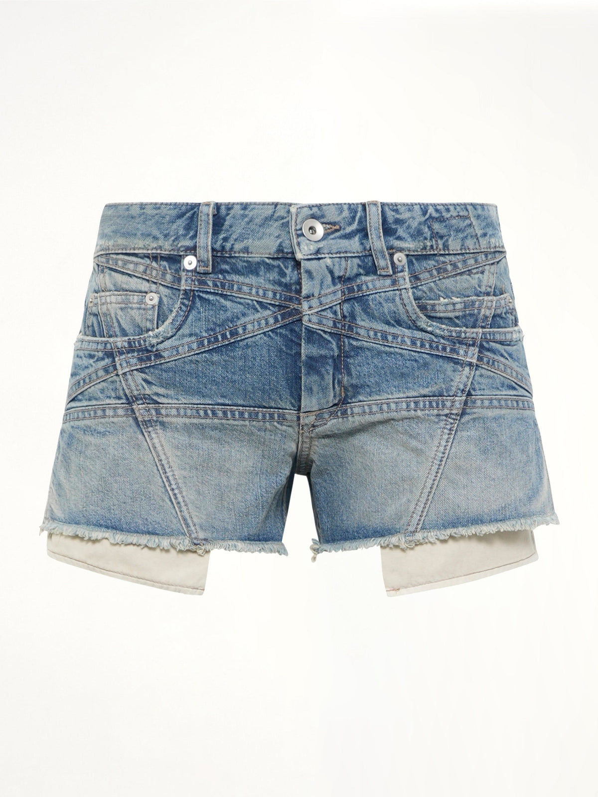 Lana Cut Offs in Washed Indigo