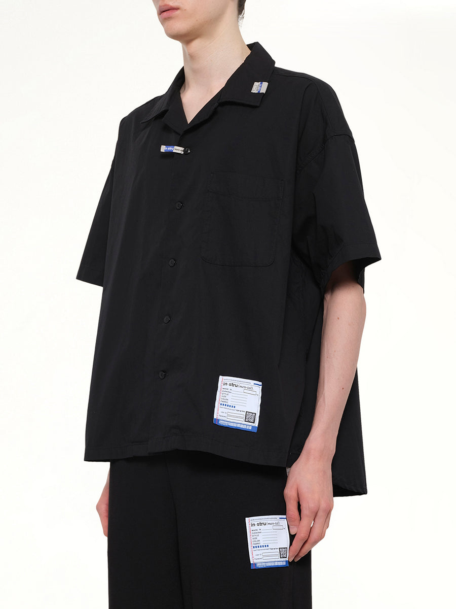 Instrumental High Density OX SS Shirts in Black