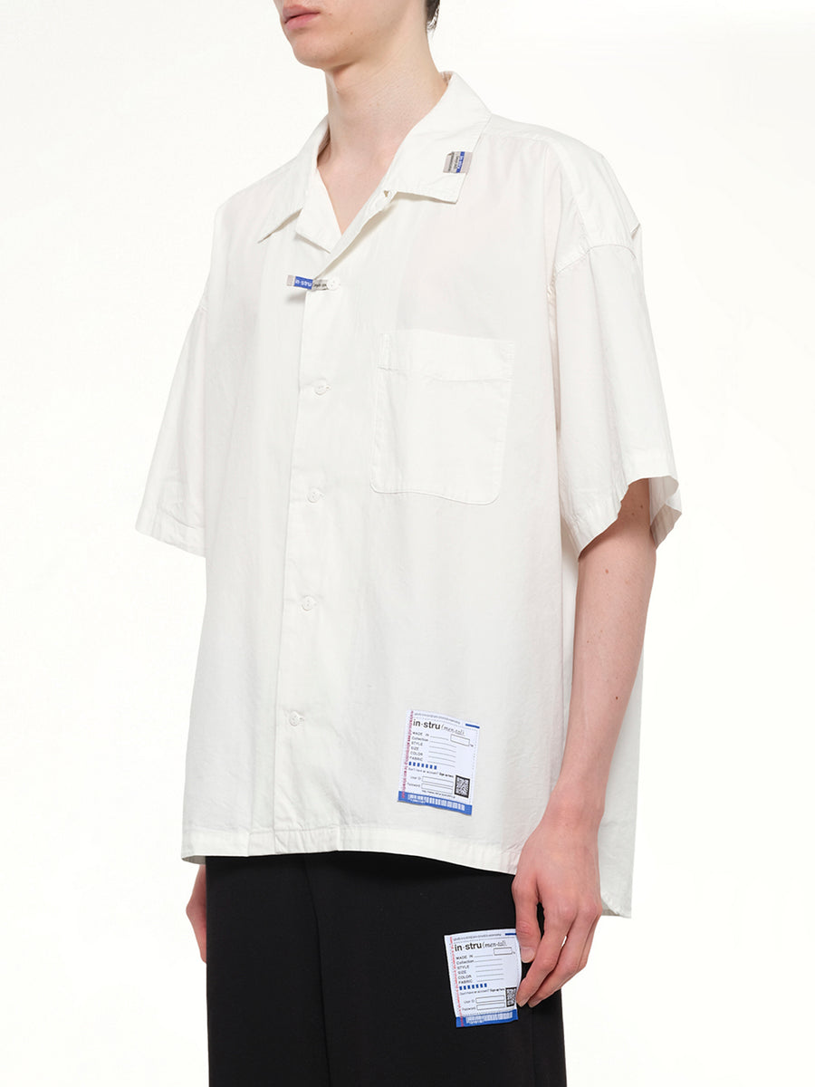 Instrumental High Density OX SS Shirts in White