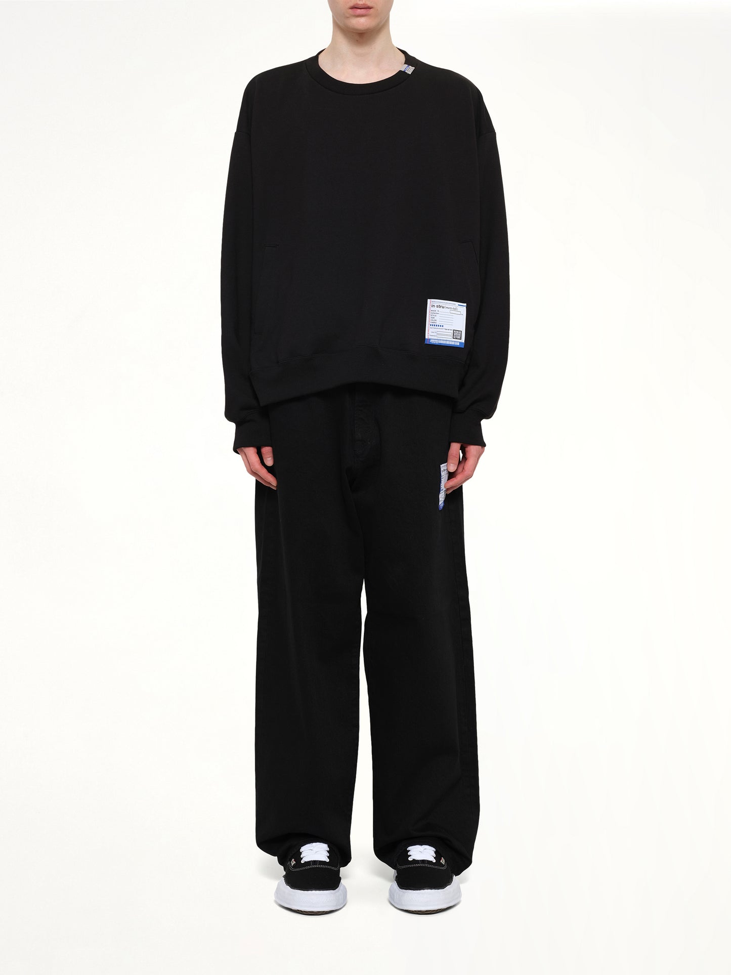 Instrumental Heavy Weight French Terry Sweatshirt in Black