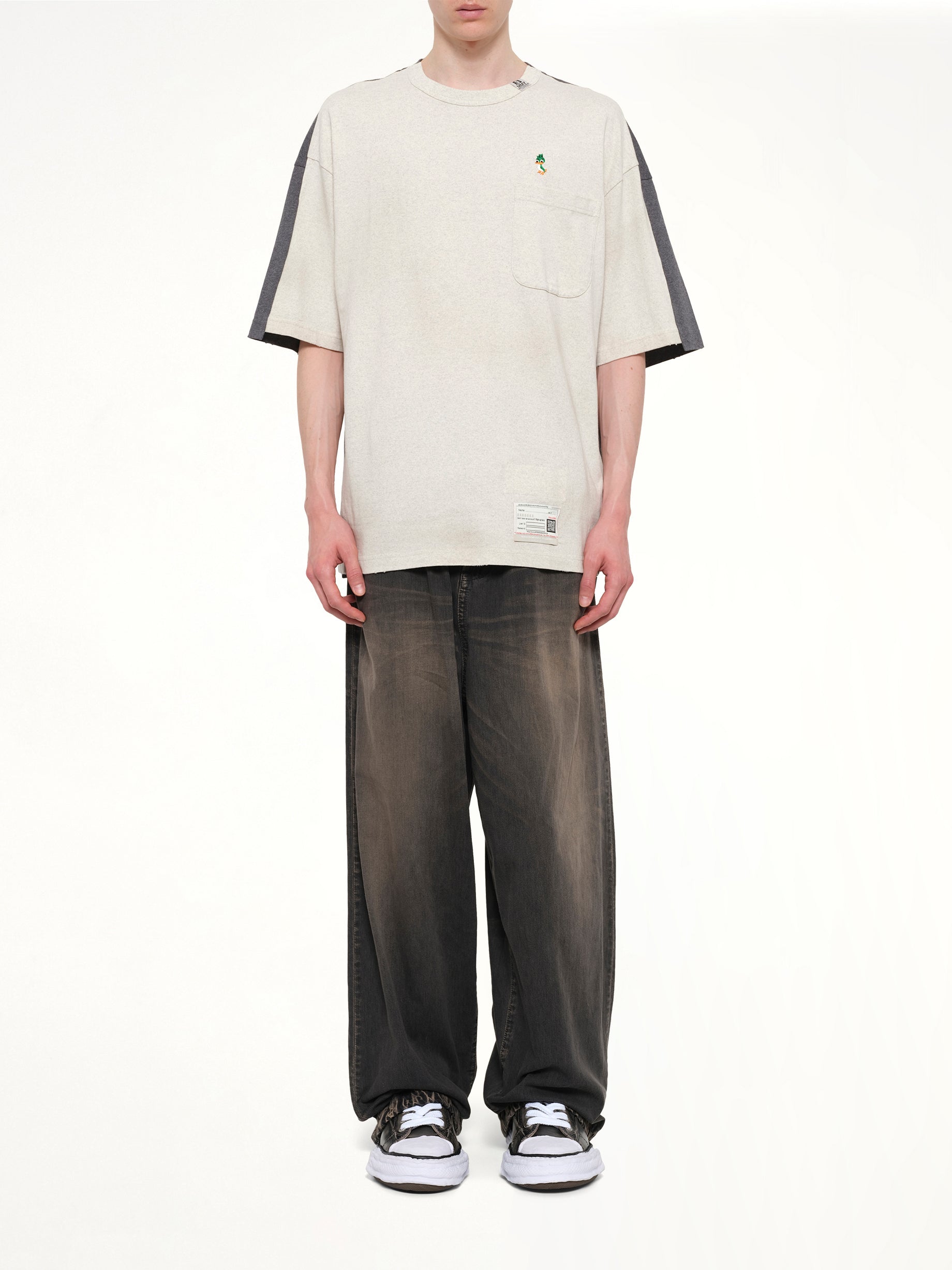 Combined T-Shirt in White