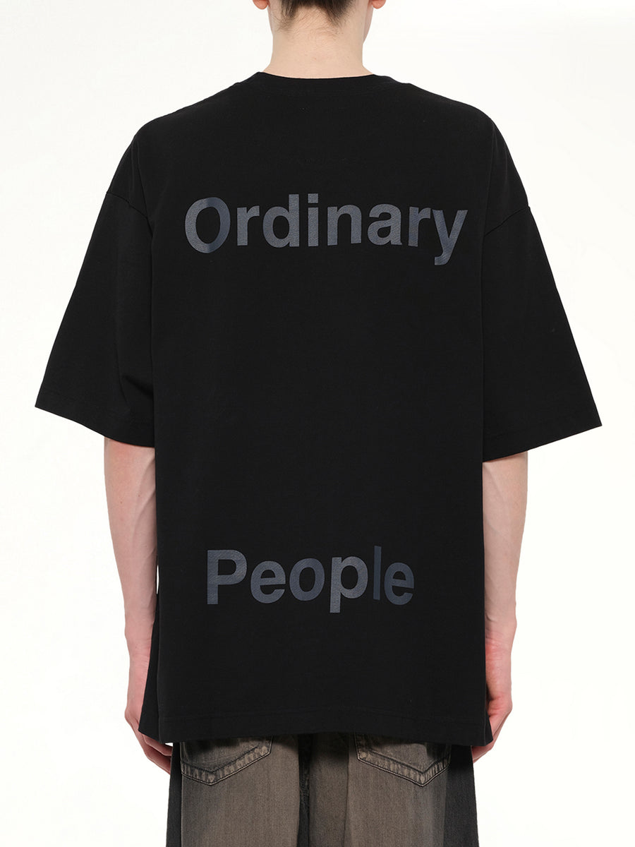Horse Printed T-Shirt in Black