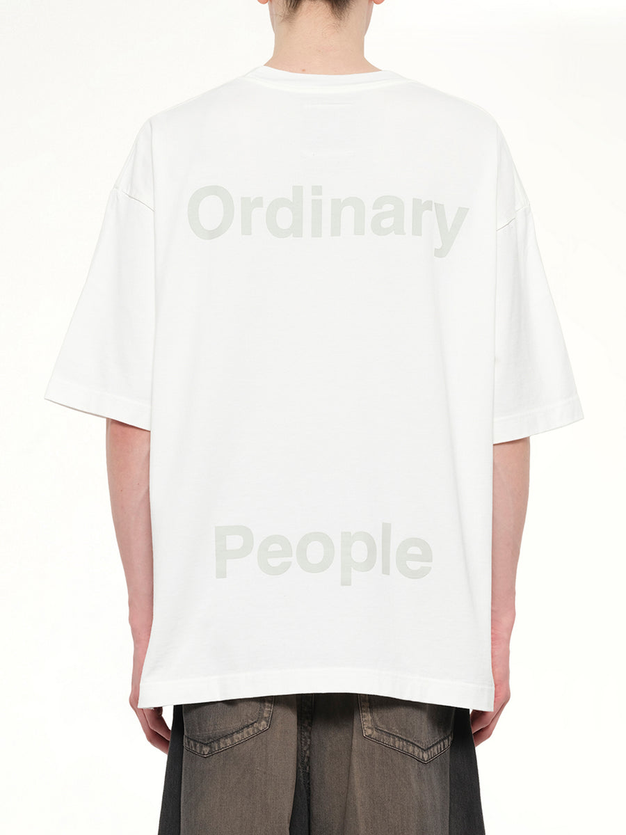 Zebra Printed T-Shirt in White