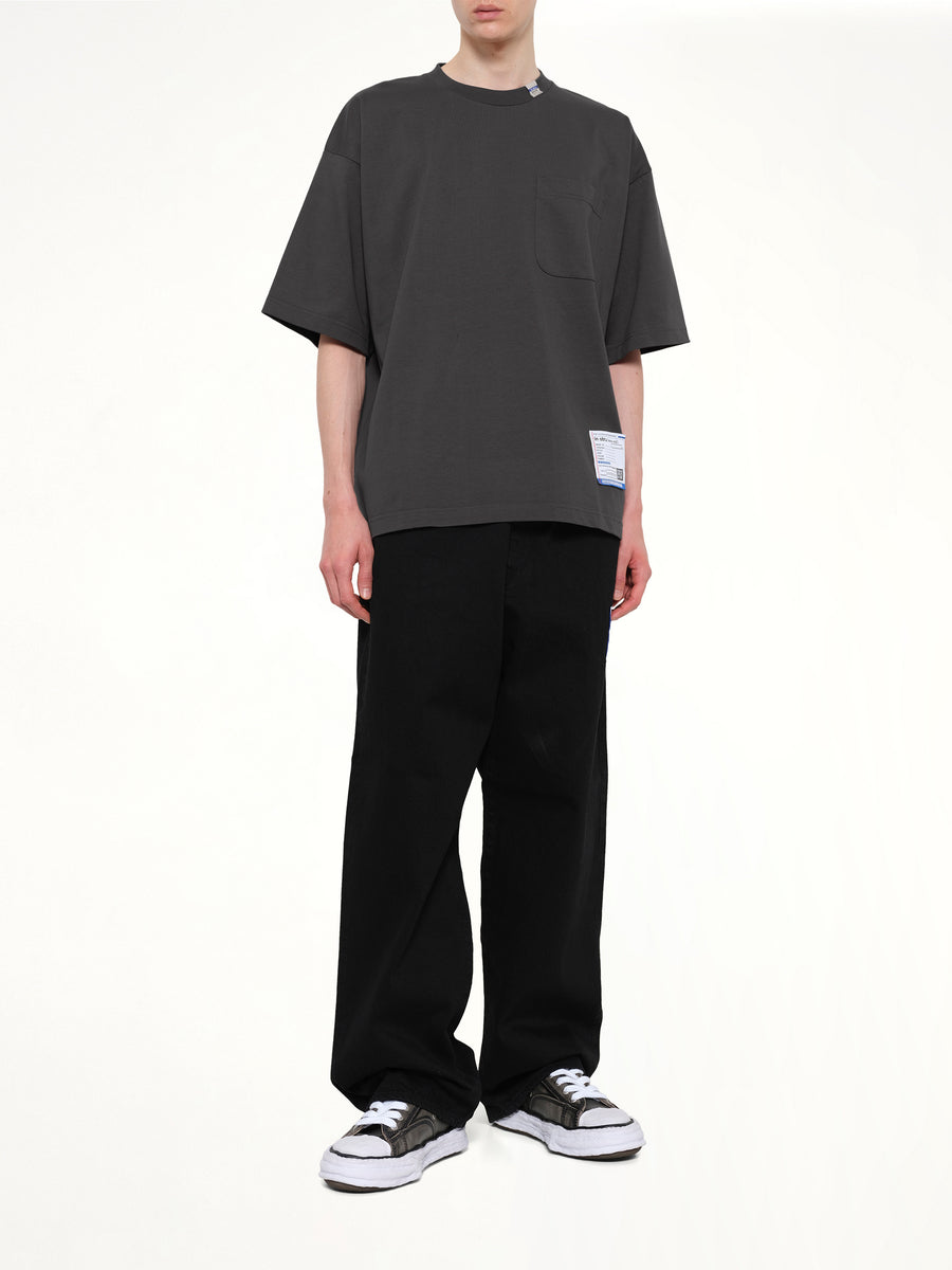 Instrumental Heavy Weight Pocket T-Shirt in Dark Gray