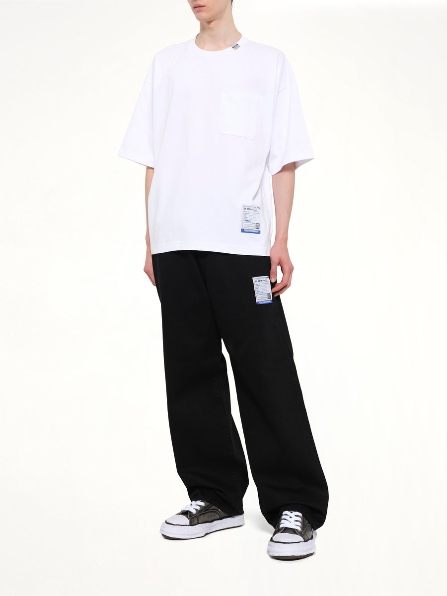 Instrumental Heavy Weight Pocket T-Shirt in White