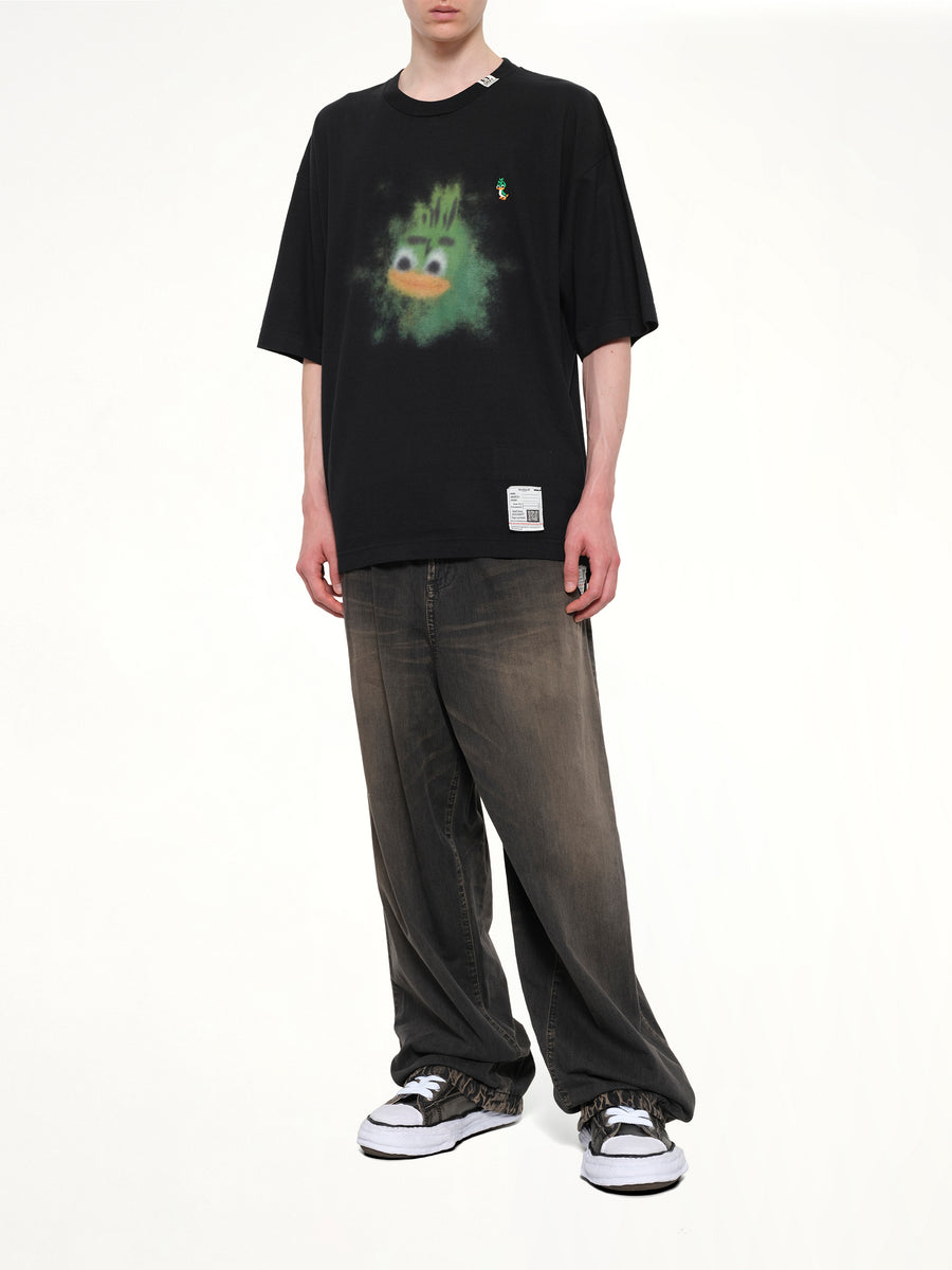 Leon Printed T-Shirt in Black