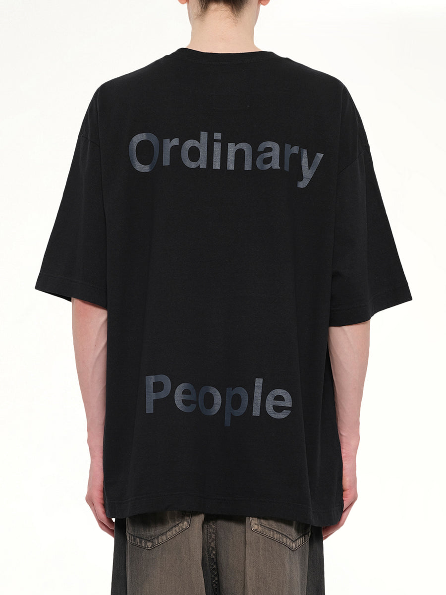 Leon Printed T-Shirt in Black