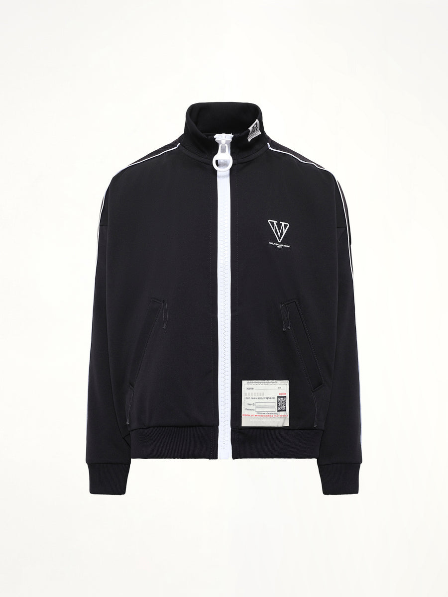 Amateur Sewn Track Jacket in Black