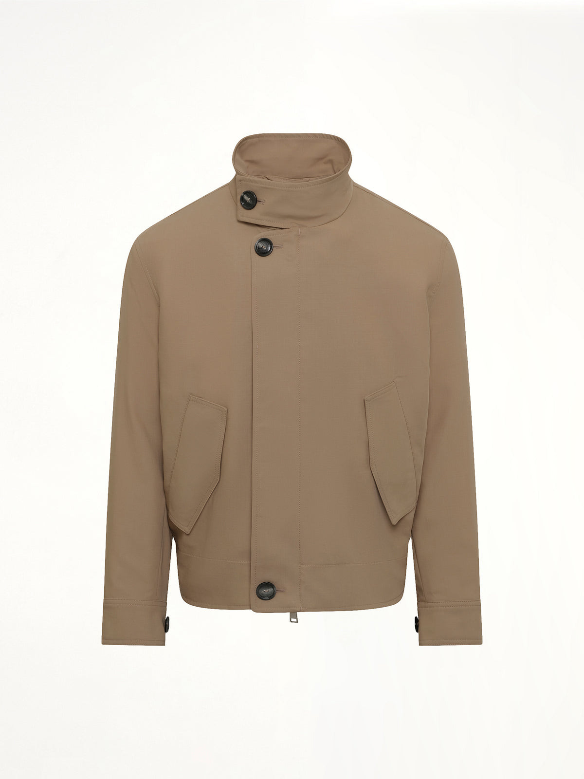 Harrington Jacket in Beige Taupe