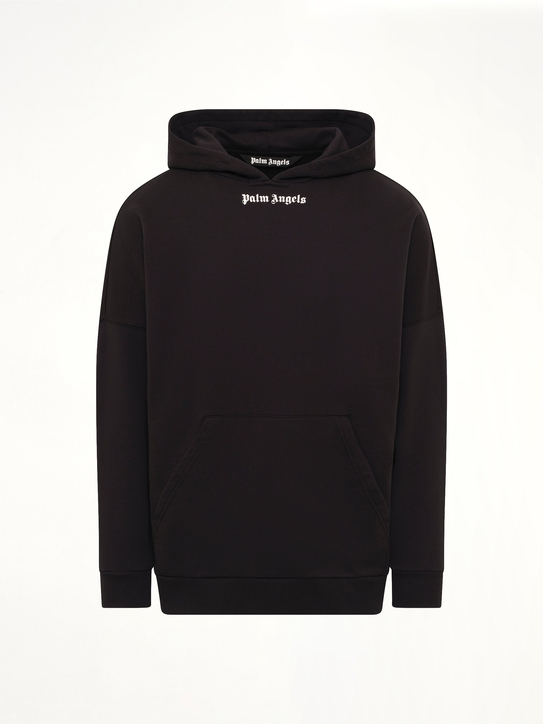Classic Logo Over Hoodie in Black/Off White