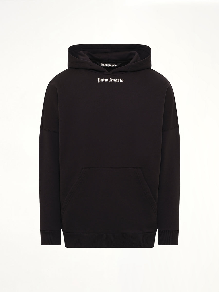 Classic Logo Over Hoodie in Black/Off White