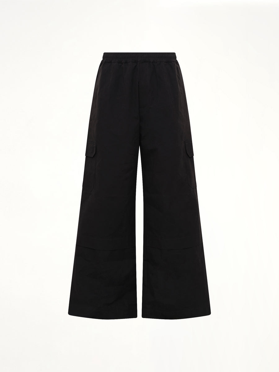 Sculpted Track Trouser in Black