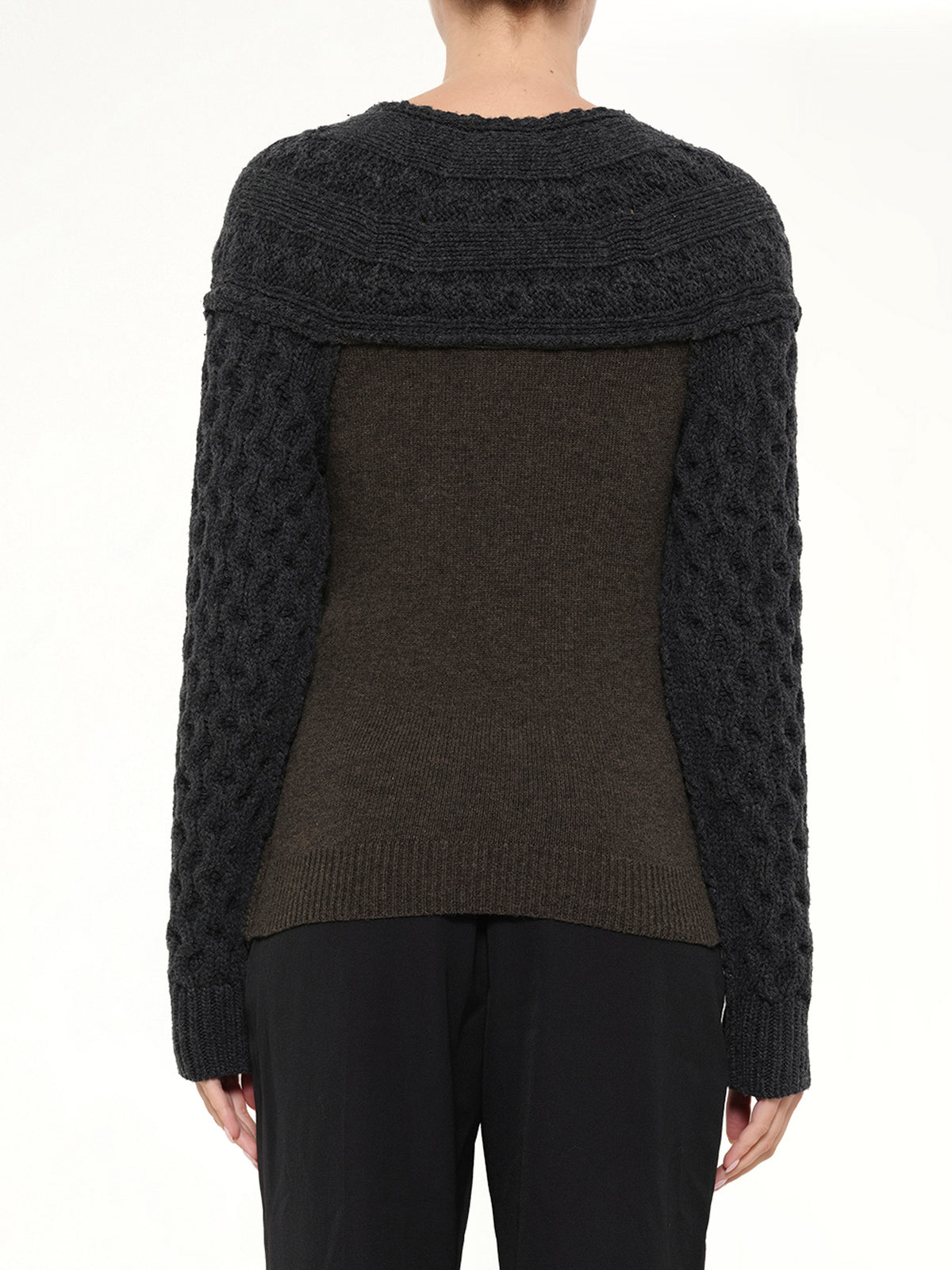 Embroidered Top in Khaki