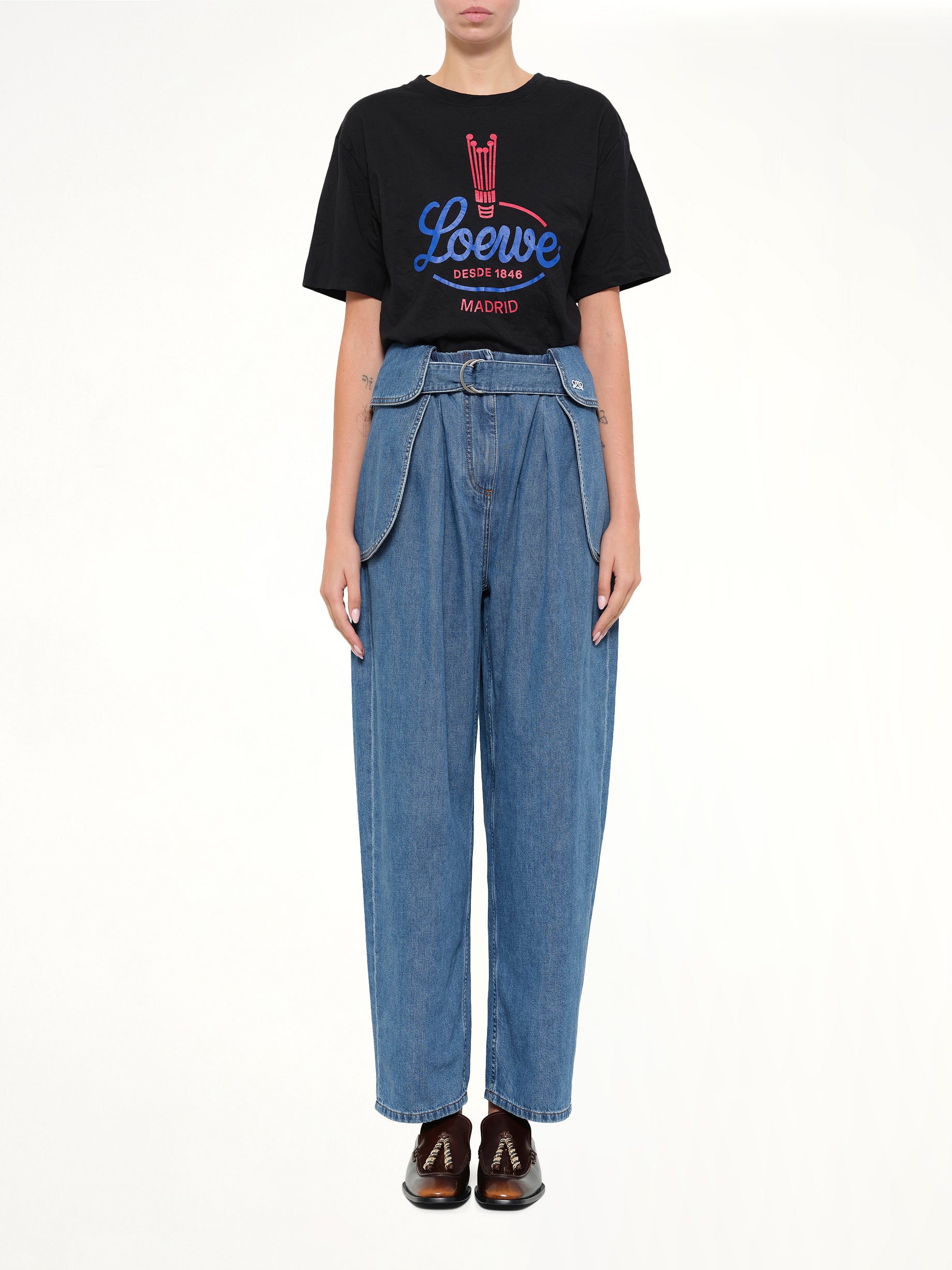 Cargo Jeans AF in Light Blue