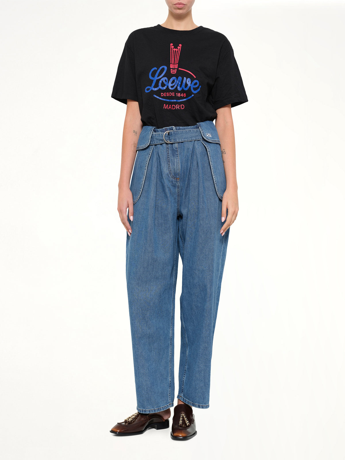 Cargo Jeans AF in Light Blue