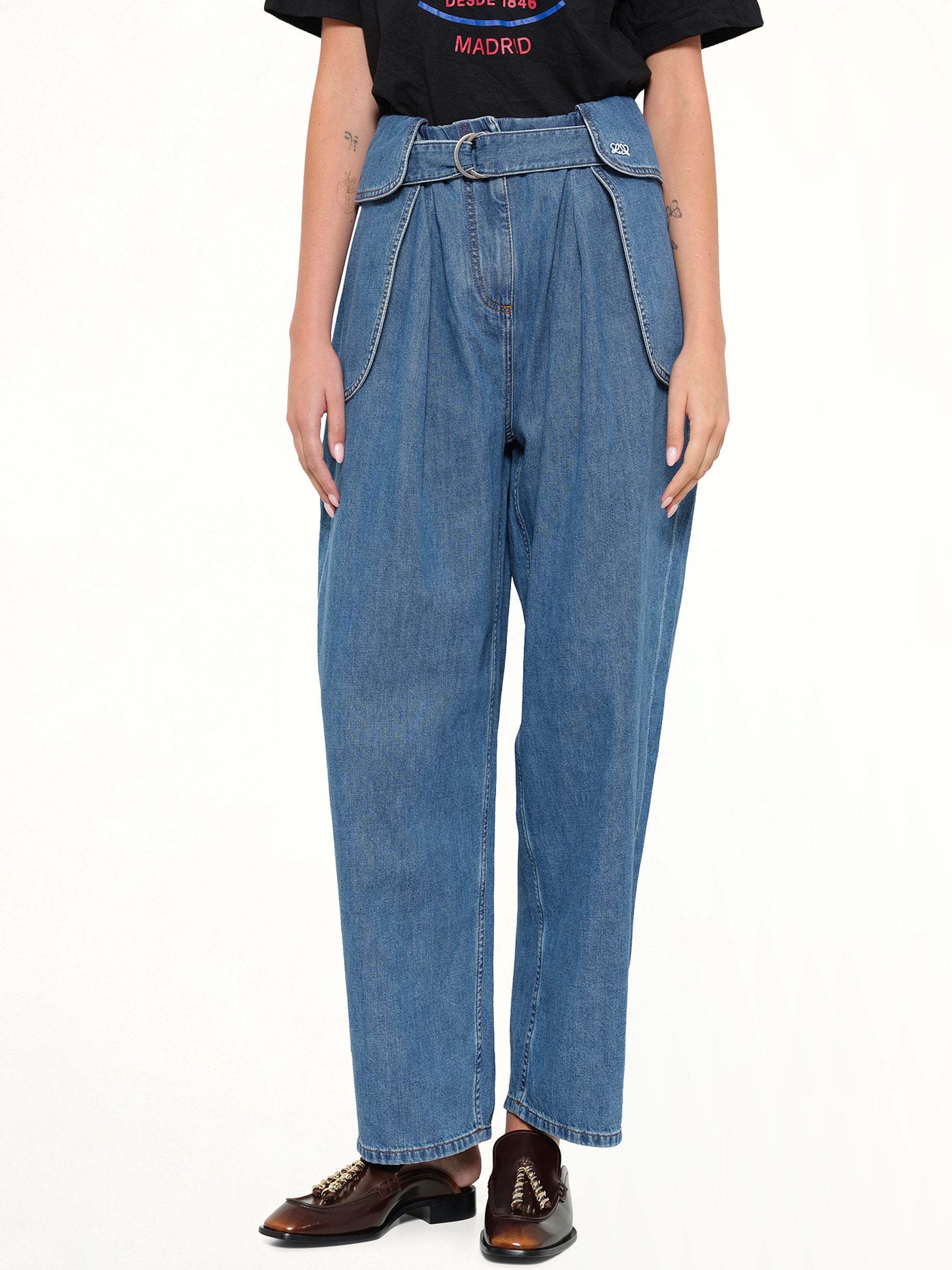 Cargo Jeans AF in Light Blue