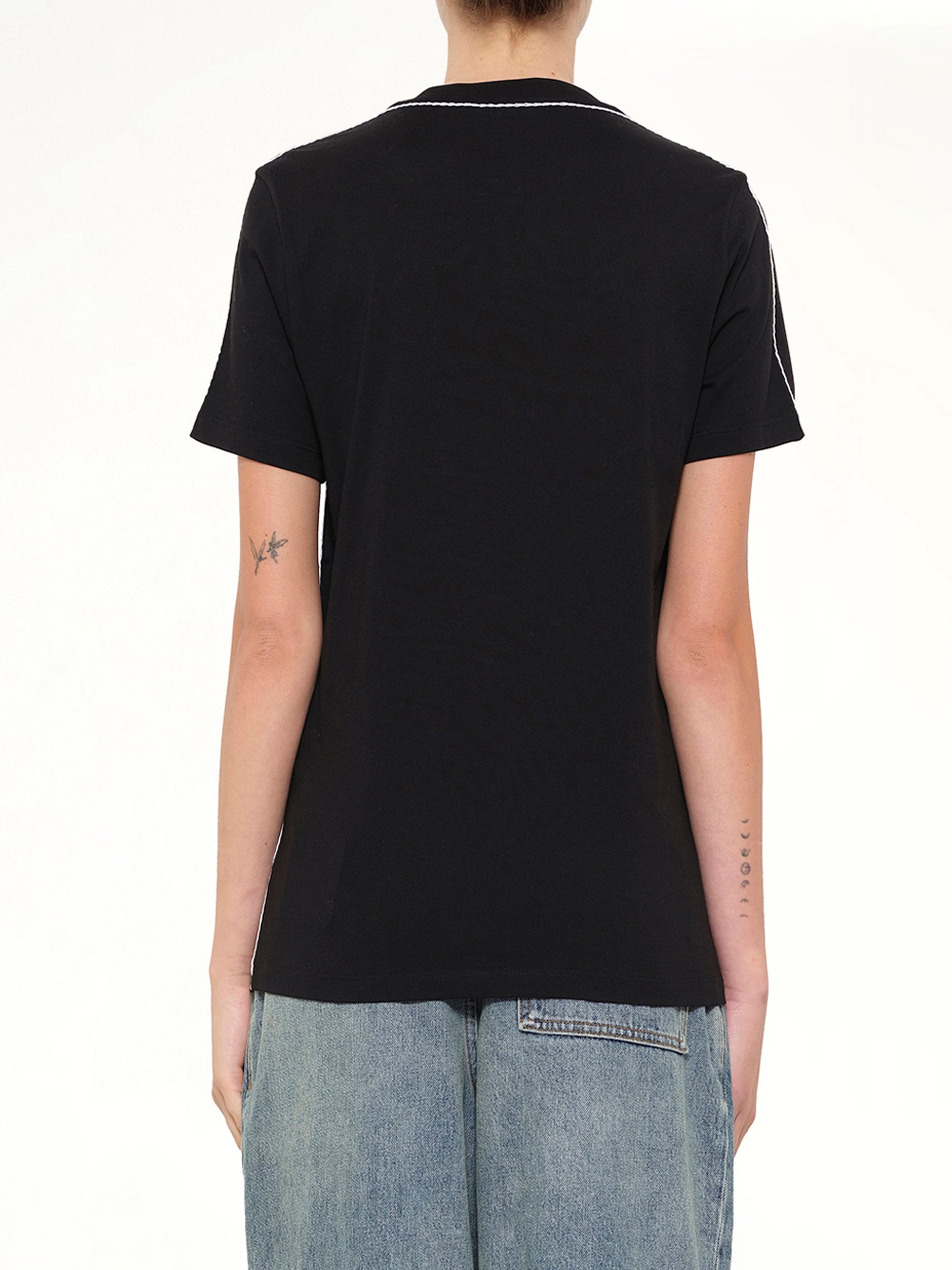 Louis Wain Regular Fit T-Shirt in Black
