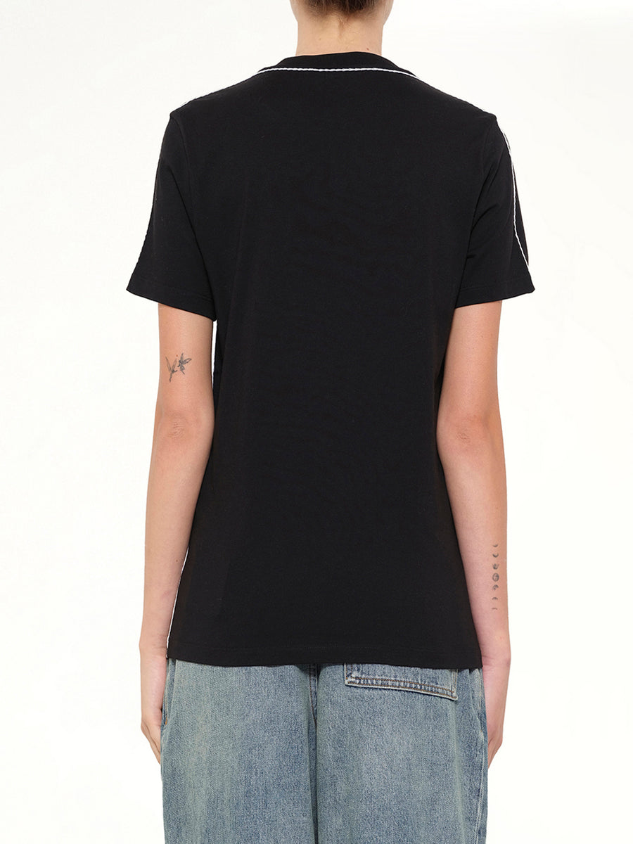 Louis Wain Regular Fit T-Shirt in Black