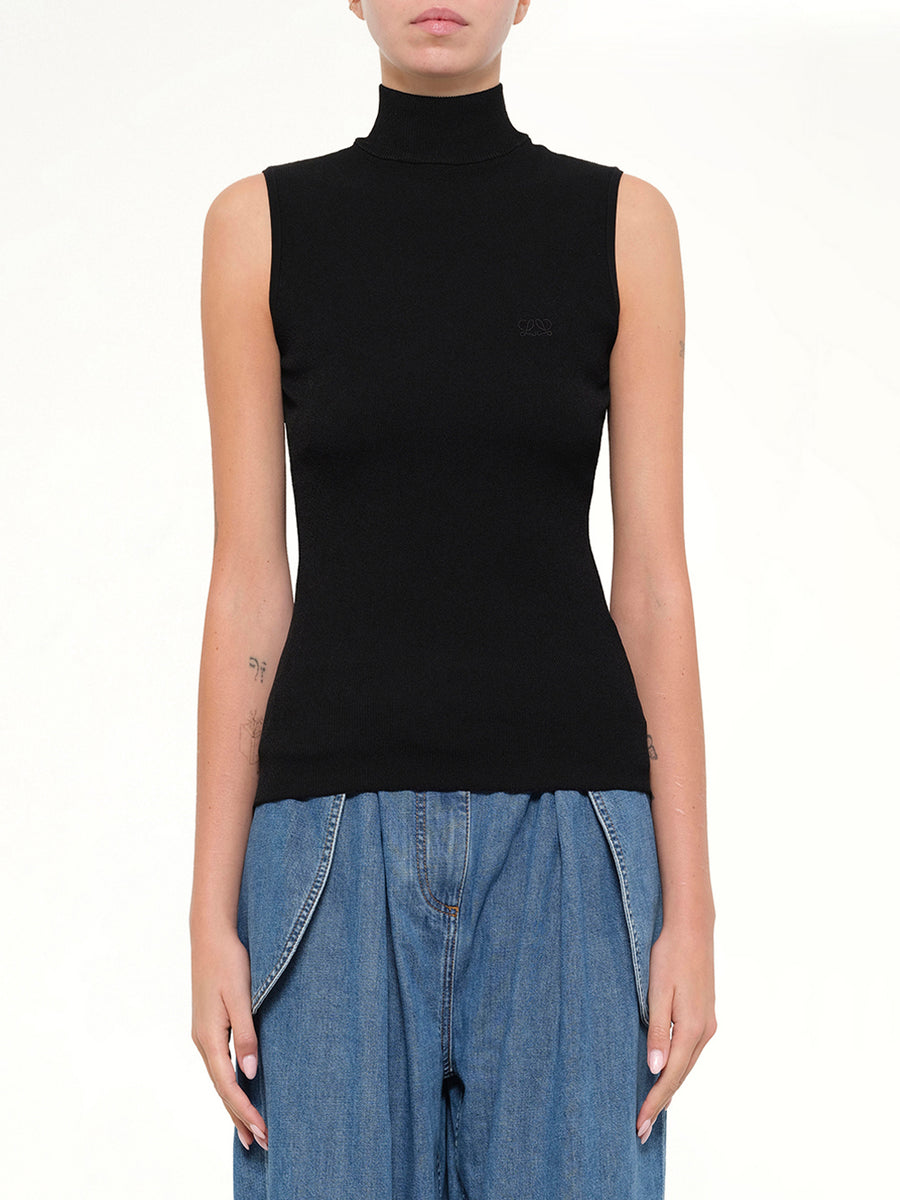 Sleeveless Top in Black