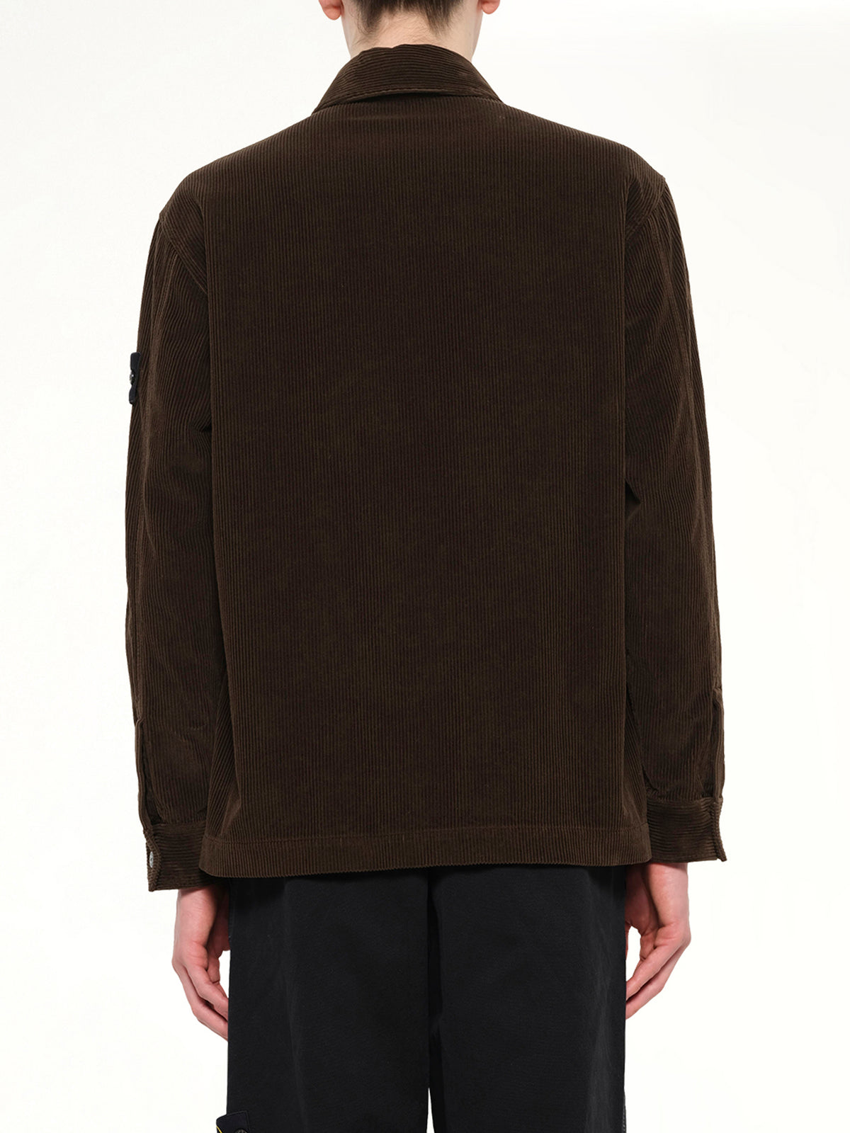 1200016 Corduroy Shirt in Coal Grey