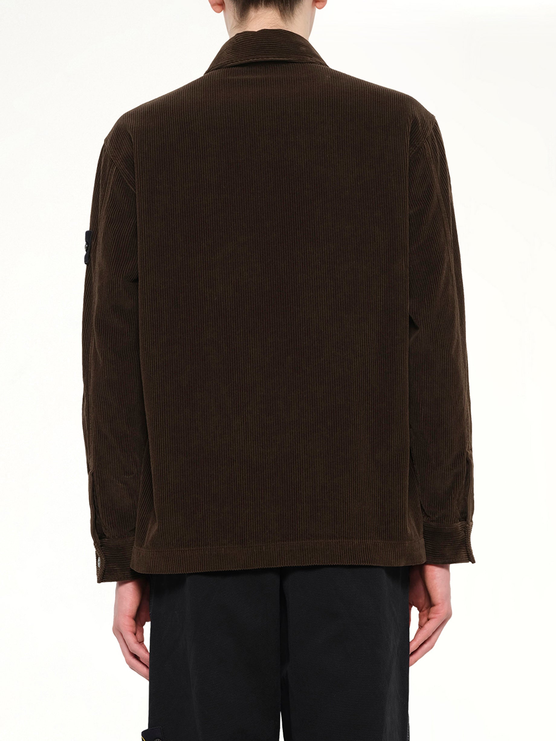 1200016 Corduroy Shirt in Coal Grey