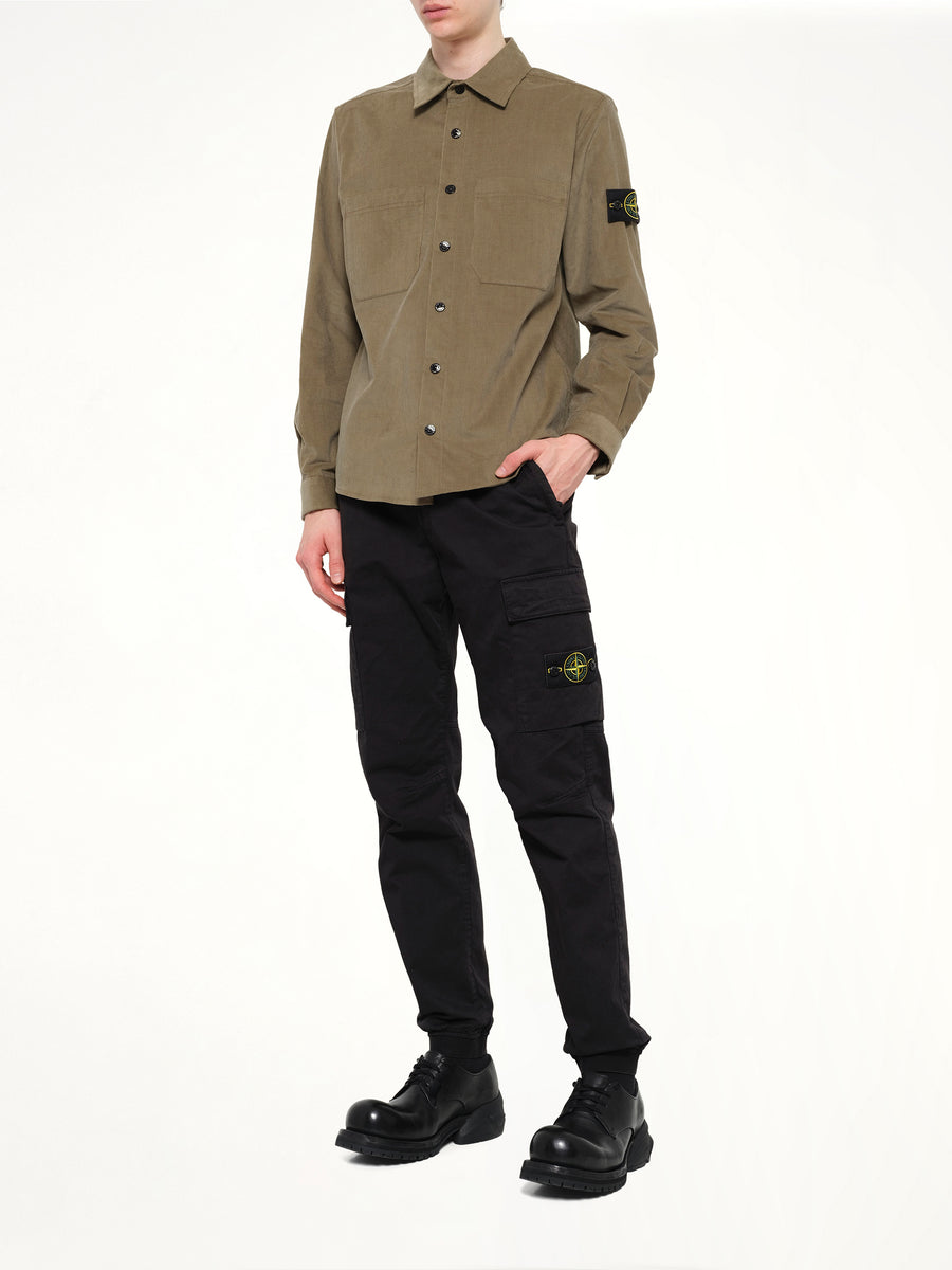 1200042 Cotton Shirt in Military Green