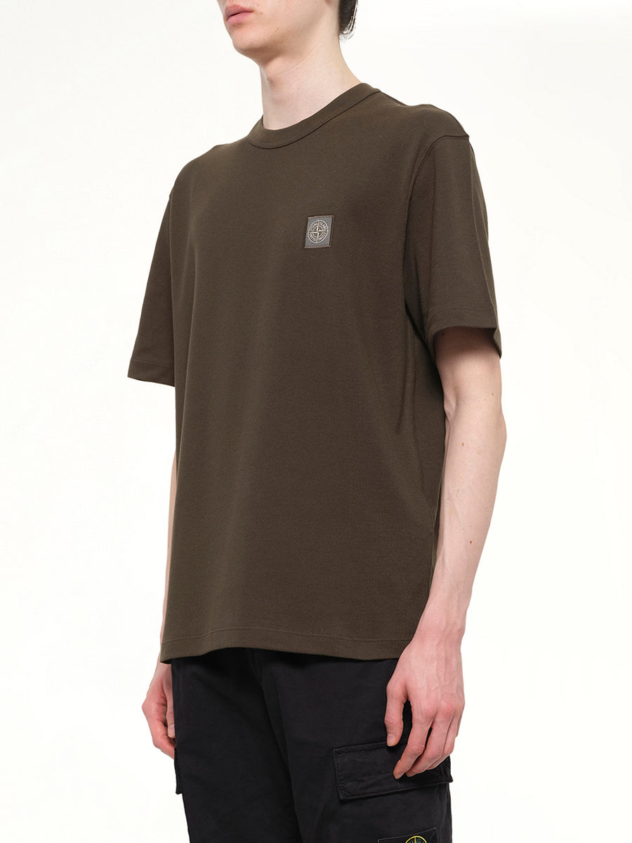 2100015 Cotton Compass T-Shirt in Coal Grey