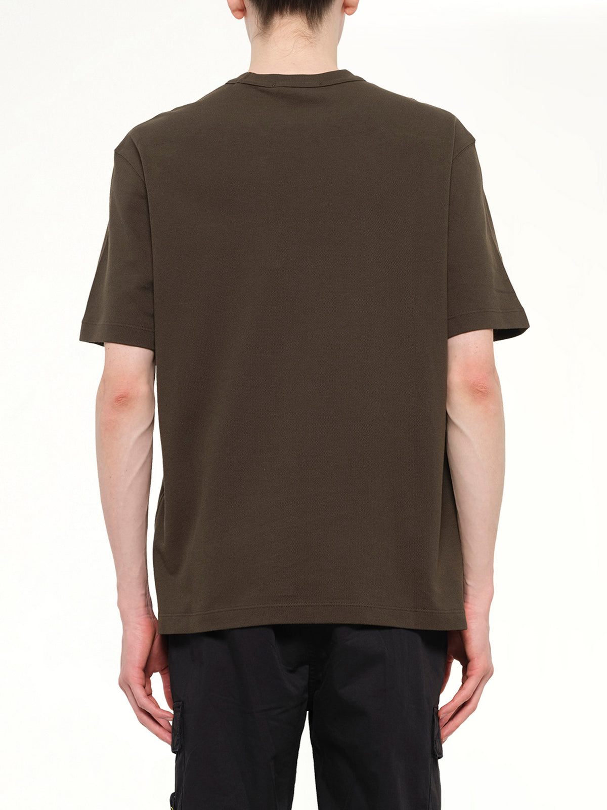 2100015 Cotton Compass T-Shirt in Coal Grey