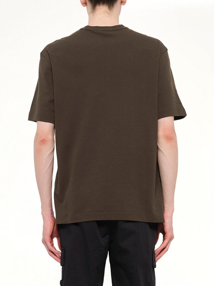 2100015 Cotton Compass T-Shirt in Coal Grey