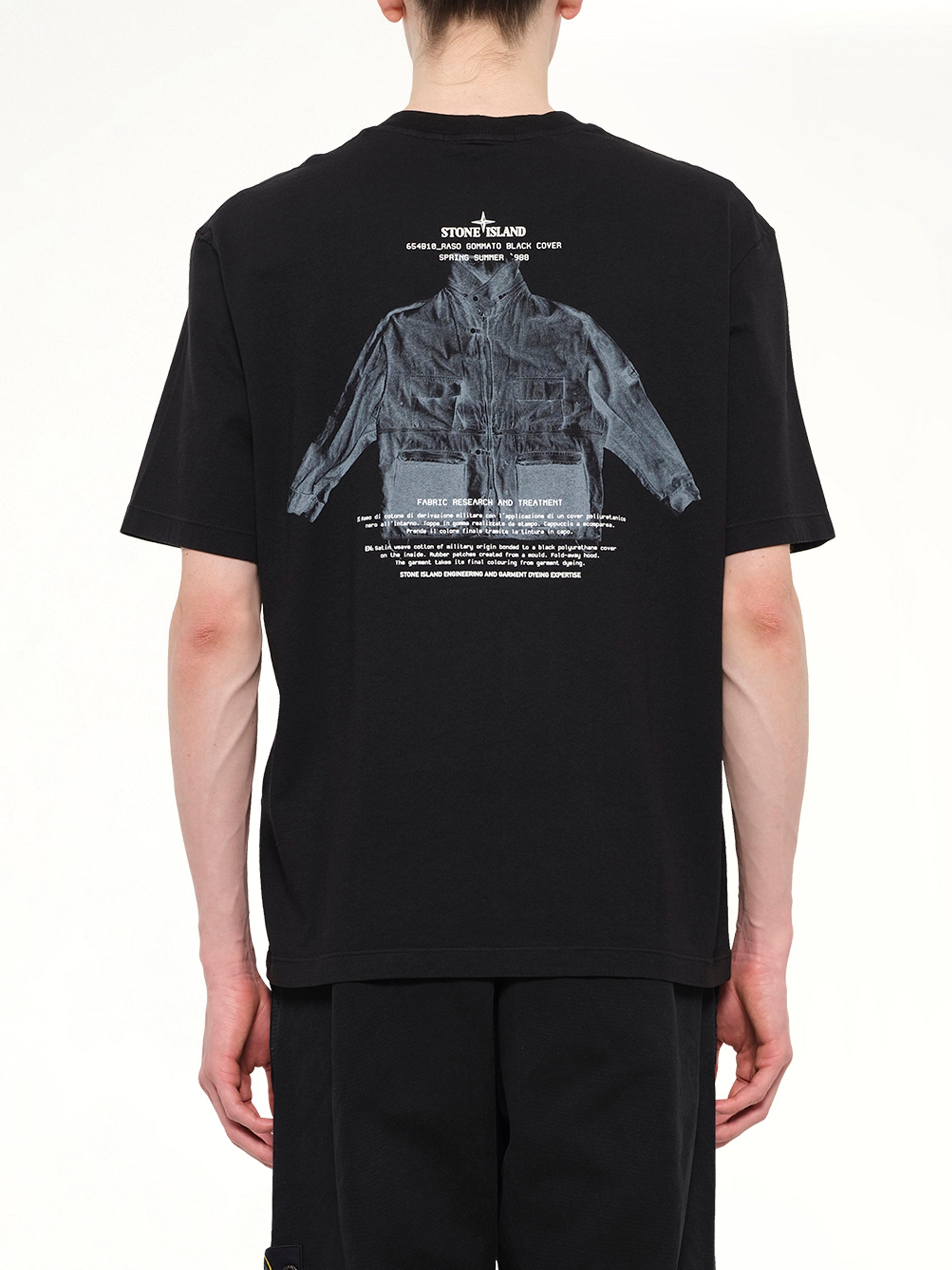 2100033 Cotton Logo T-Shirt in Black