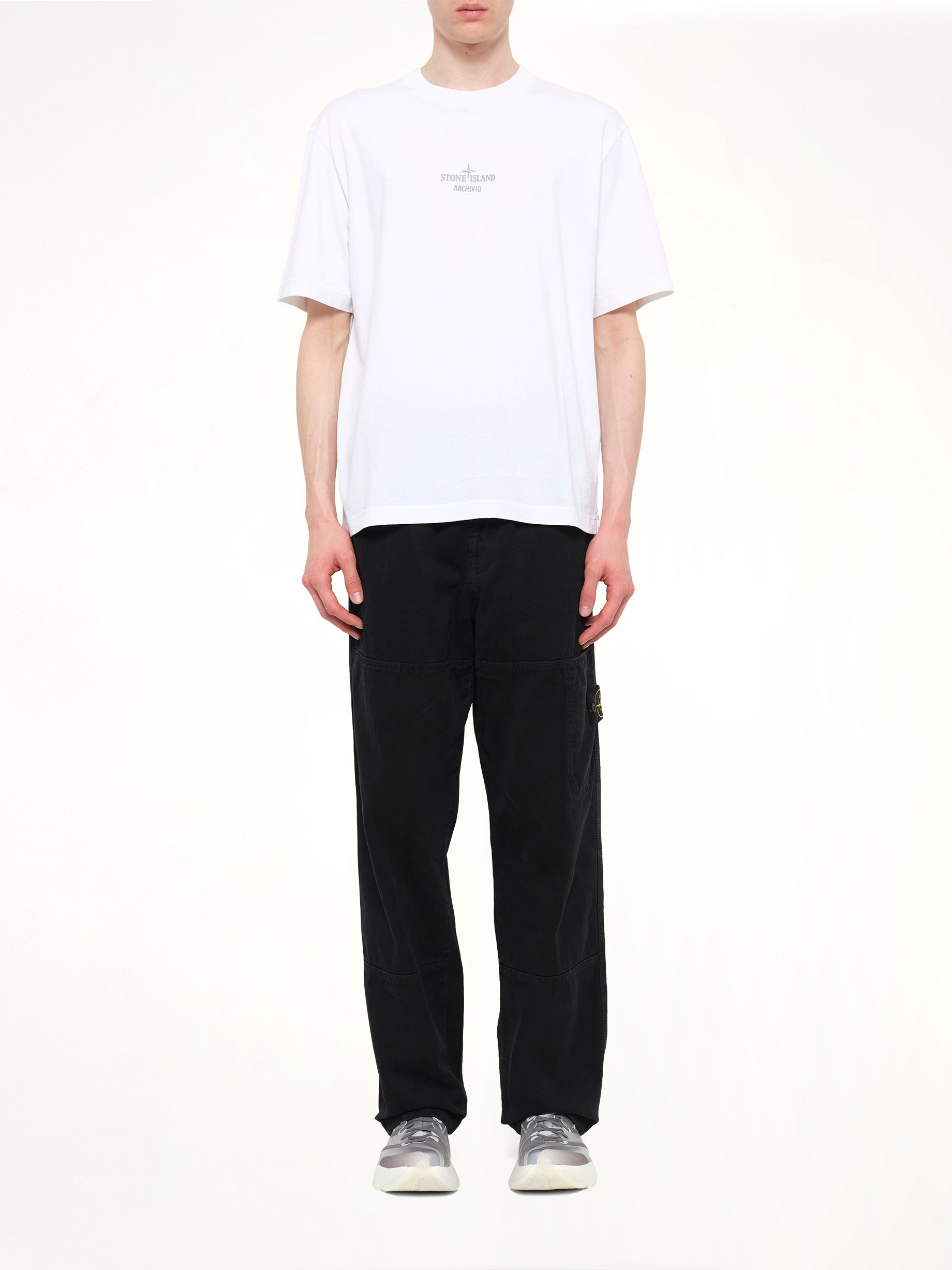 2100033 Cotton Logo T-Shirt in White