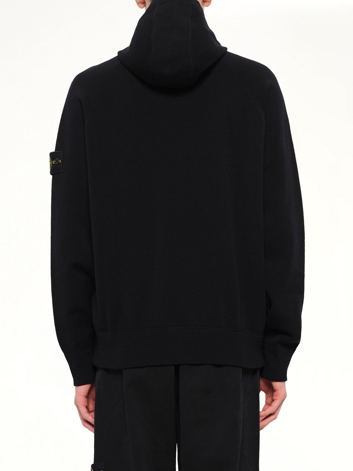 5100062 Wool Hoodie in Black