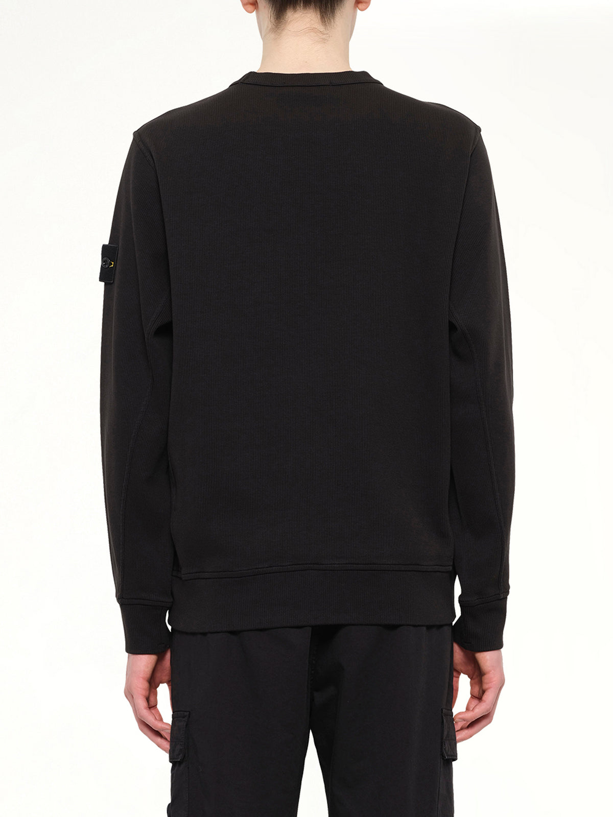 6100017 Organic Cotton Sweatshirt in Black
