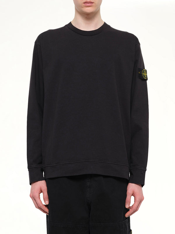 6100057 Cotton Sweatshirt in Black