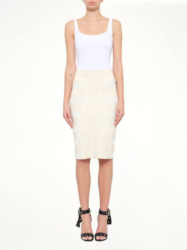 Alexander McQueen Skirt in Beige
