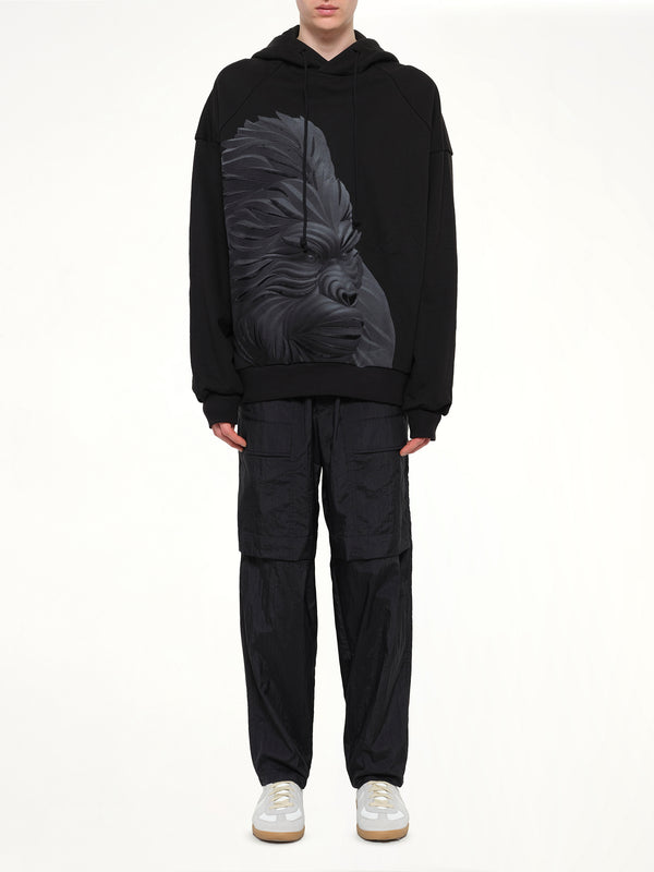 Gorilla Hoodie in Black